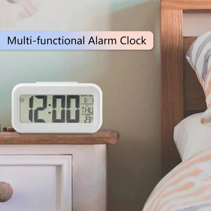 LED Digital Alarm Clock with Calendar Function for Desk - Smarsty