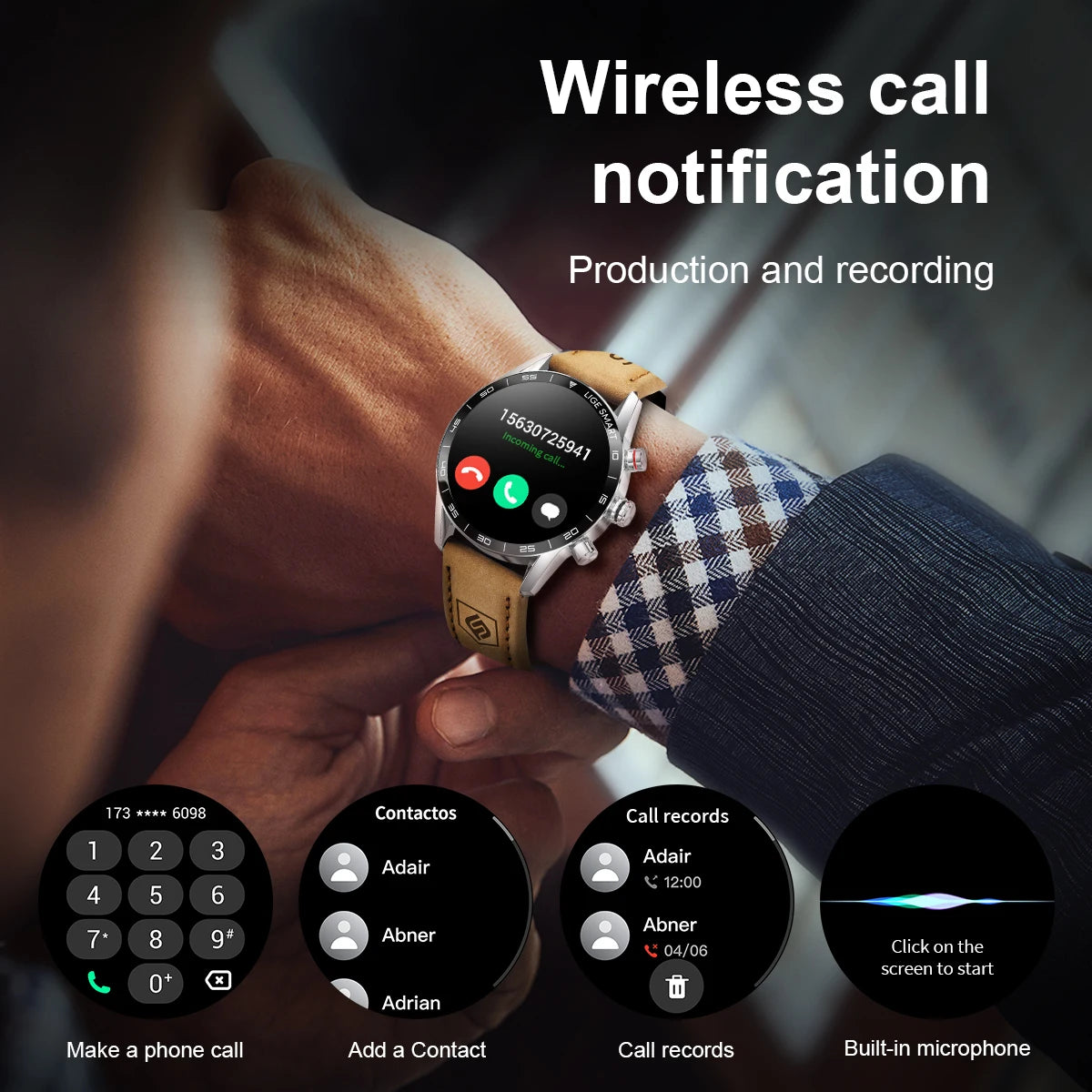Rugged Military GPS Smart Watch for Men - Smarsty