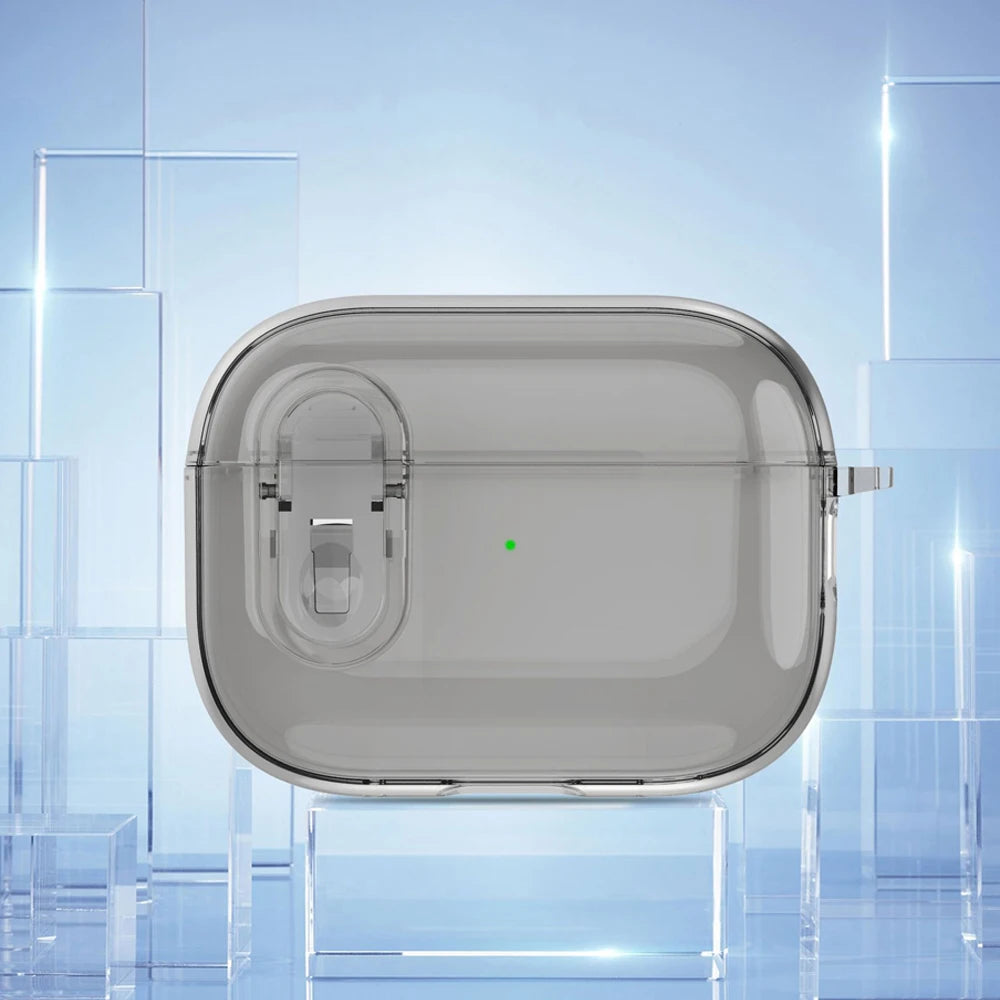 Transparent Bluetooth Earphone Case with Charging Port - Smarsty