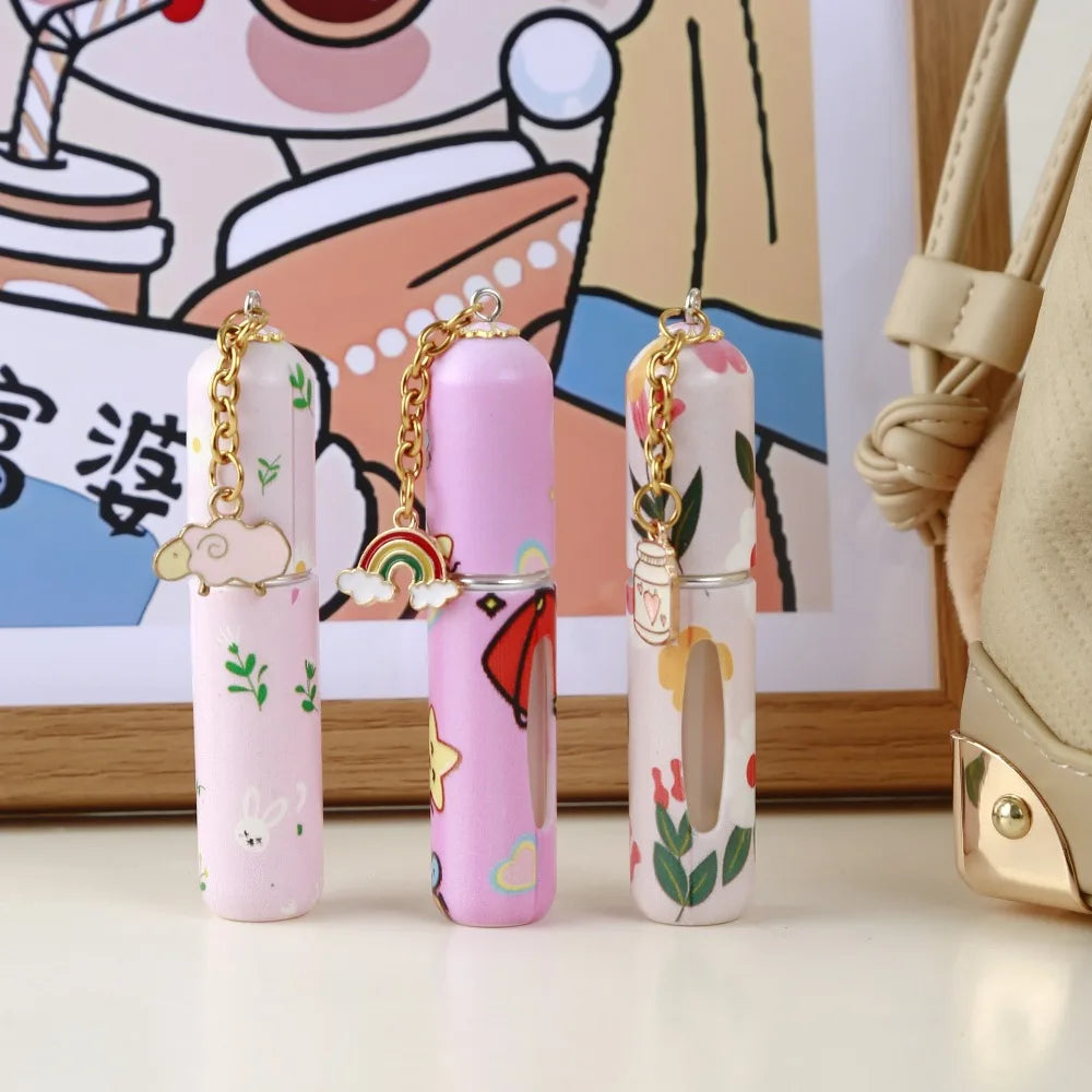 Portable 5ml Refillable Spray Bottle with Elegant Design - Smarsty