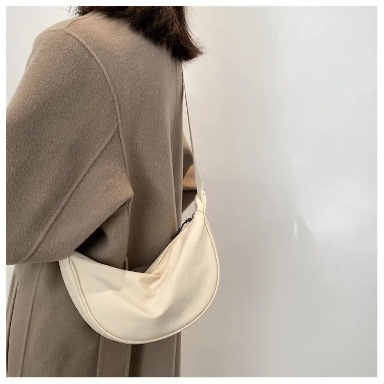 Soft Nylon Crossbody Bag For Women With Laptop Compartment - Smarsty