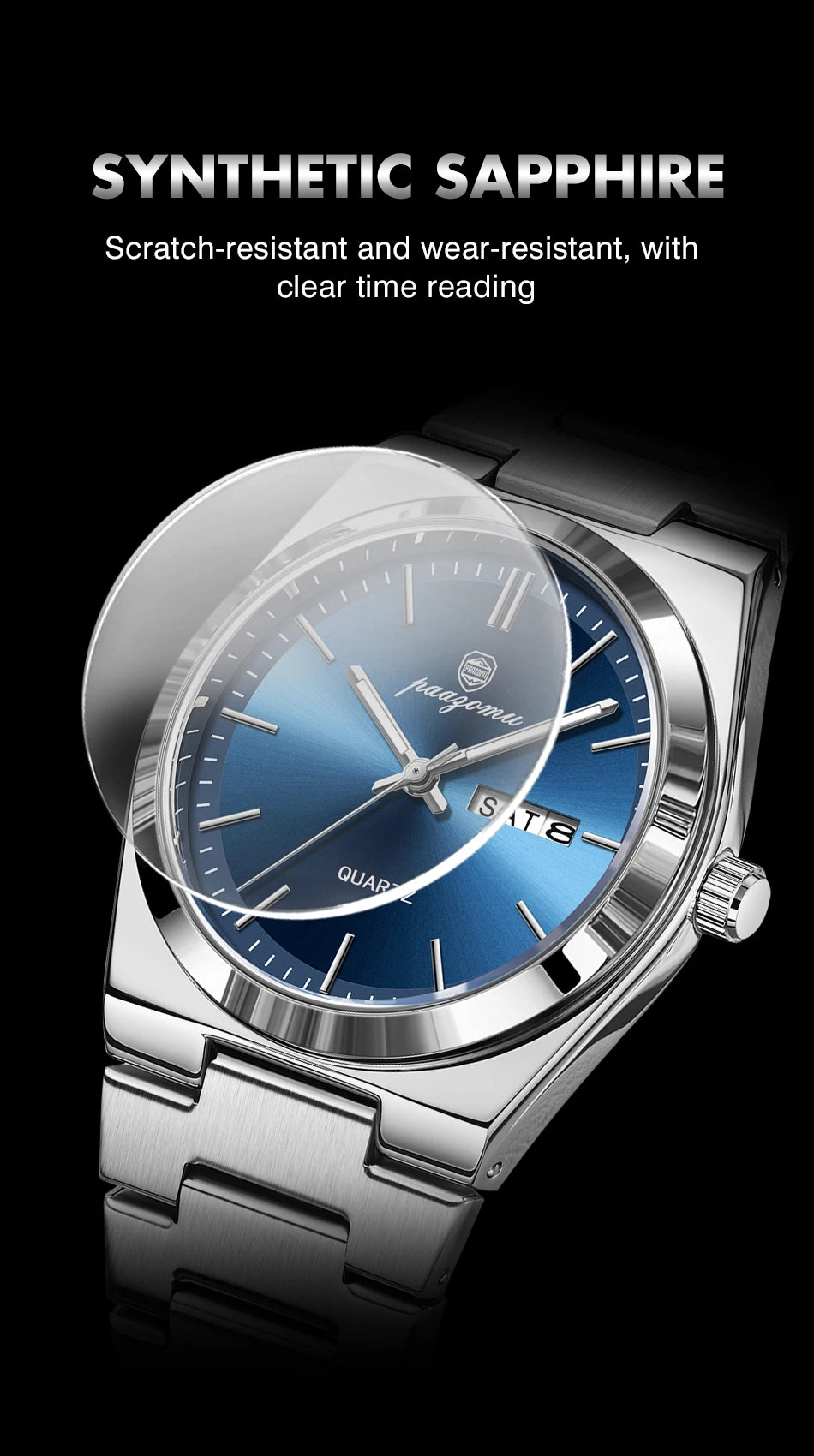 Luxury Waterproof Quartz Men's Watch with Luminous Features - Smarsty