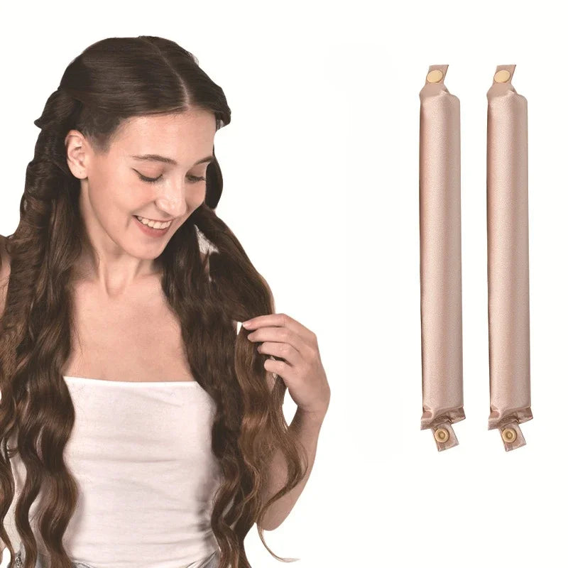 Heatless Satin Curlers for Effortless Silk Curls - Smarsty