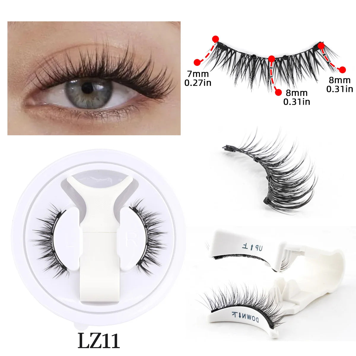 Magnetic Eyelashes Set for Effortless Stunning Looks - Smarsty
