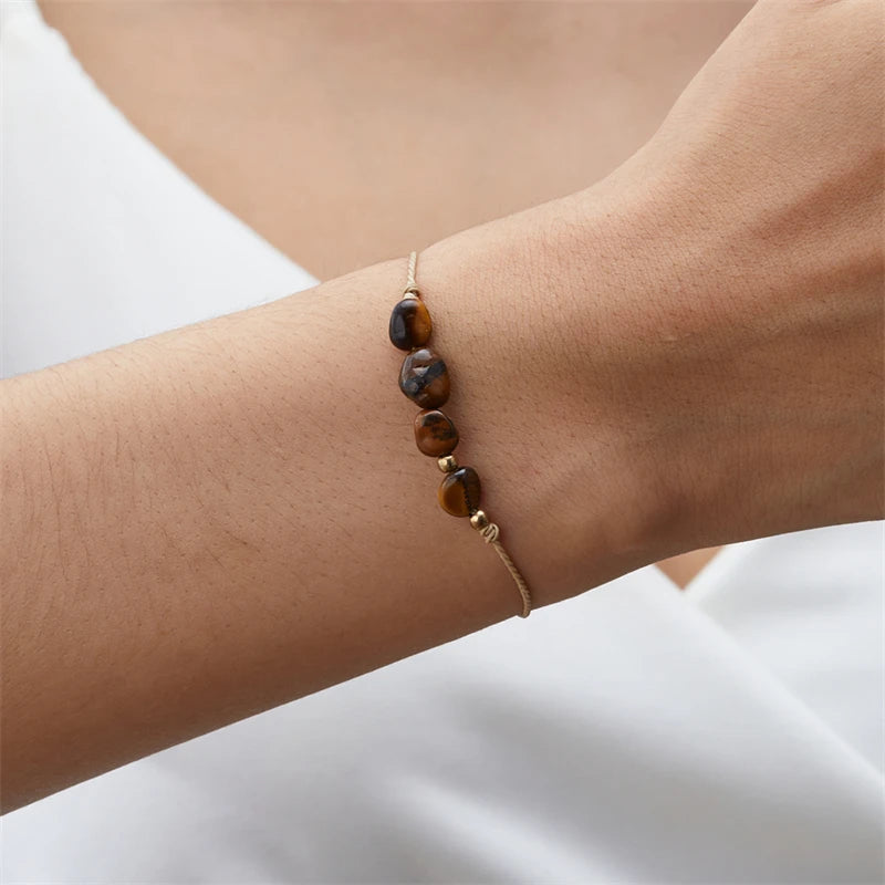 12 Constellation Natural Stone Beads Bracelets for Zodiac Signs - Smarsty