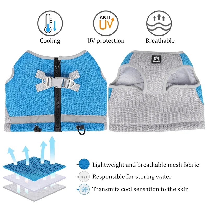Dog Cooling Vest Adjustable Reflective Harness for Summer - Smarsty