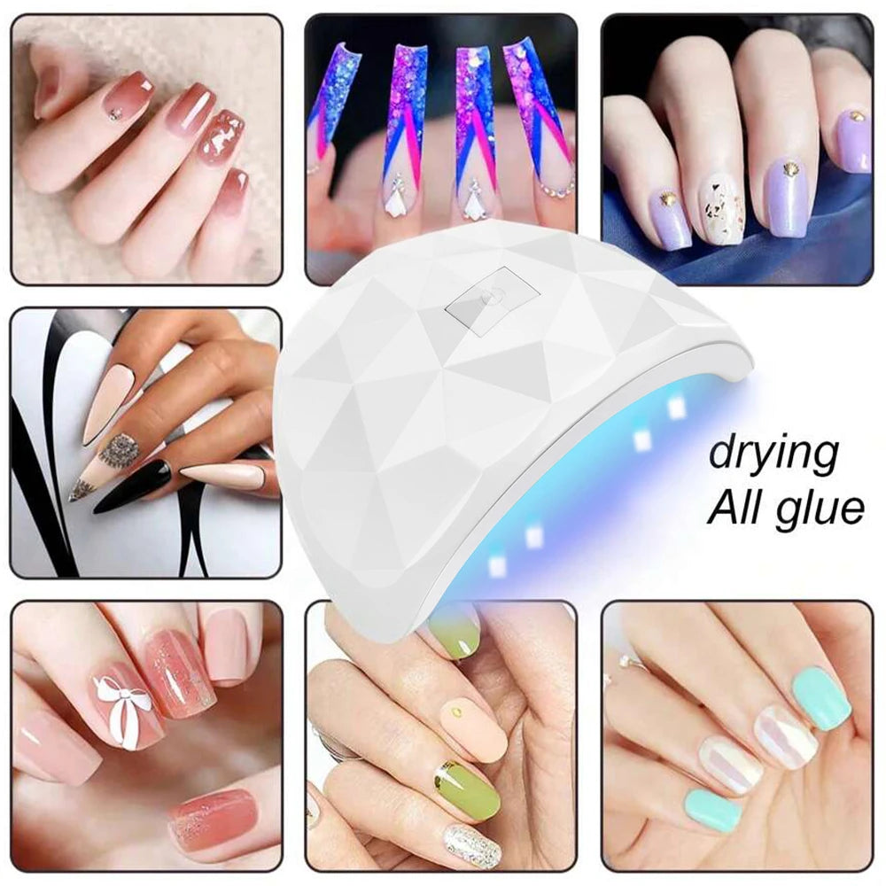 LULAA UV Nail Polish Lamp with Automatic Sensing Feature - Smarsty