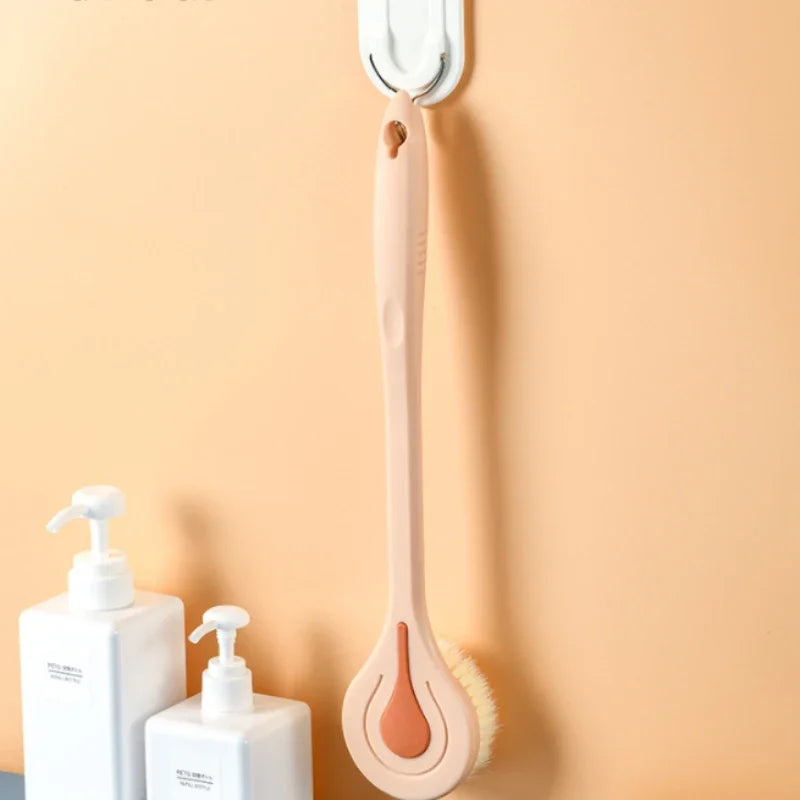 Soft Hair Bath Brush with Long Handle for Easy Scrubbing - Smarsty