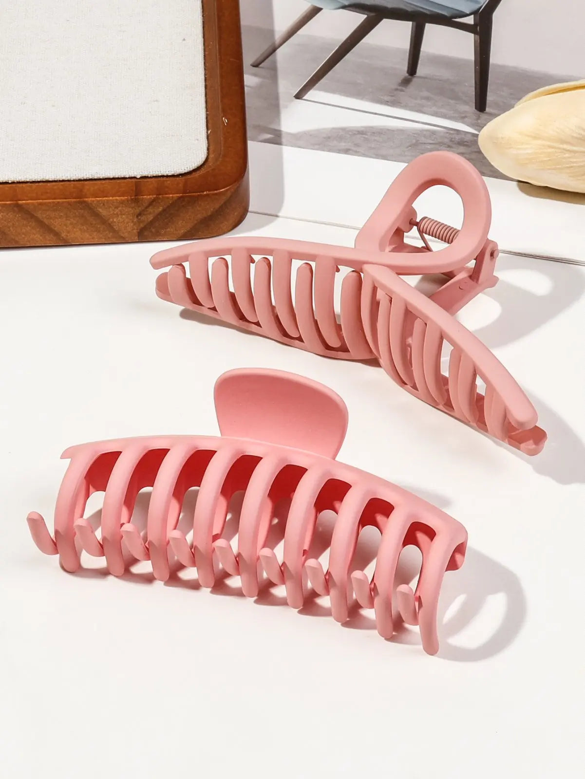 Mixed Color Hair Claw Clips Strong Hold For Curly Hair - Smarsty