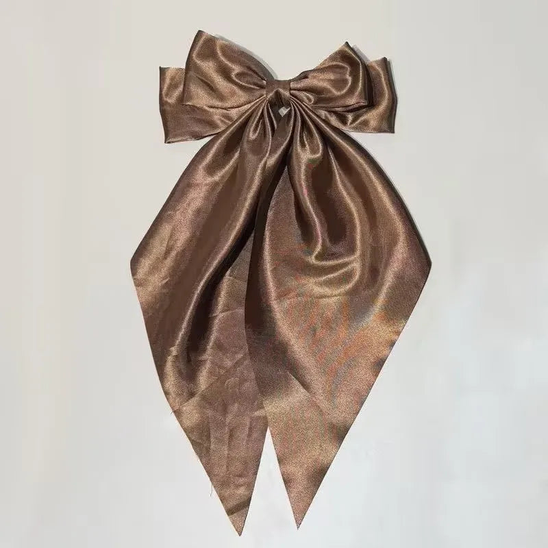 Extra Large Satin Bow Hairpin for Women - Smarsty