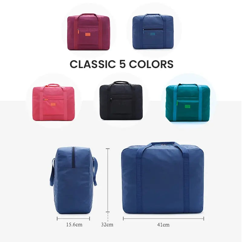 Lightweight Foldable Travel Duffel Bag For Carry On Luggage - Smarsty