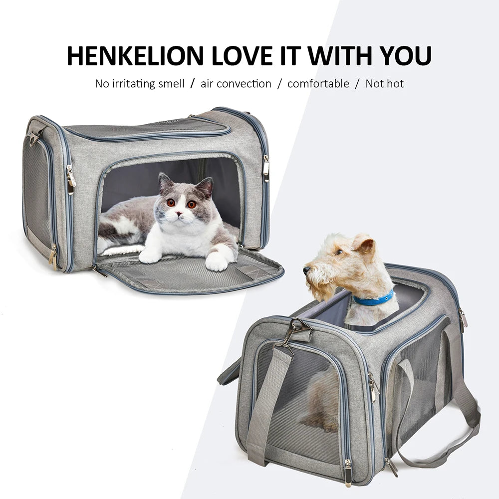 Airline Approved Soft Dog Carrier Backpack for Travel - Smarsty