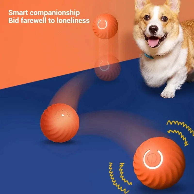 Automatic Moving Dog Toy Ball for Interactive Play - Smarsty