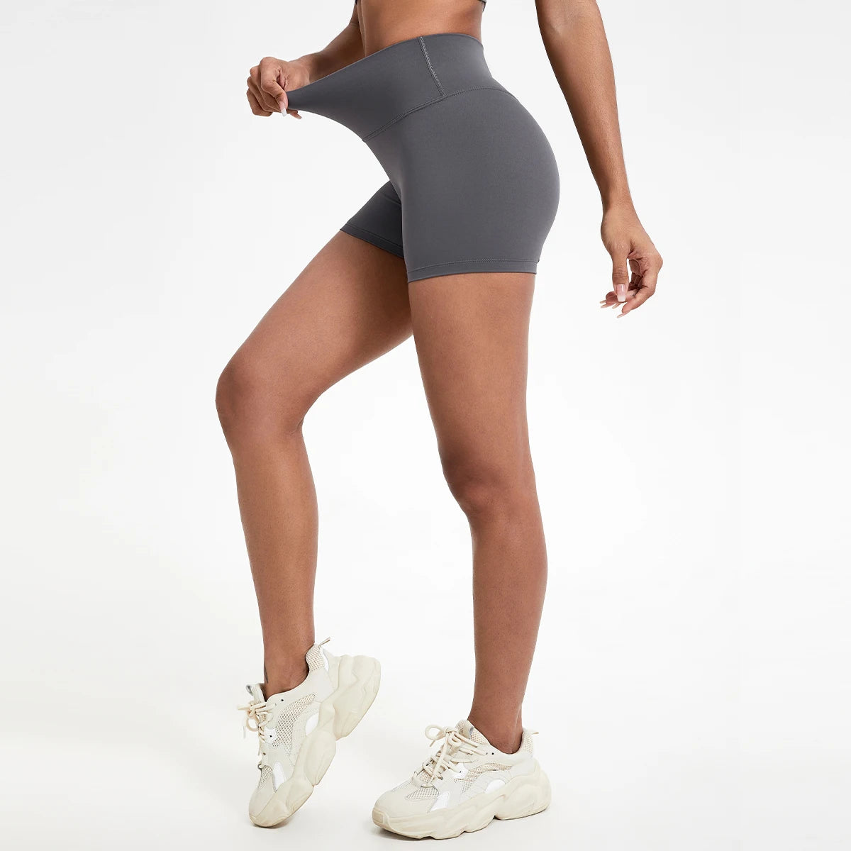 Hearuisavy Running Sports Shorts Women Buttock Lift Gym Leggings Women Cycling Slim Fit Workout Shorts High Waist Yoga Shorts - Smarsty