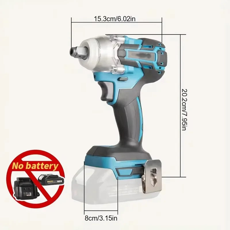 Cordless Rechargeable Electric Wrench with 320N.m Torque - Smarsty