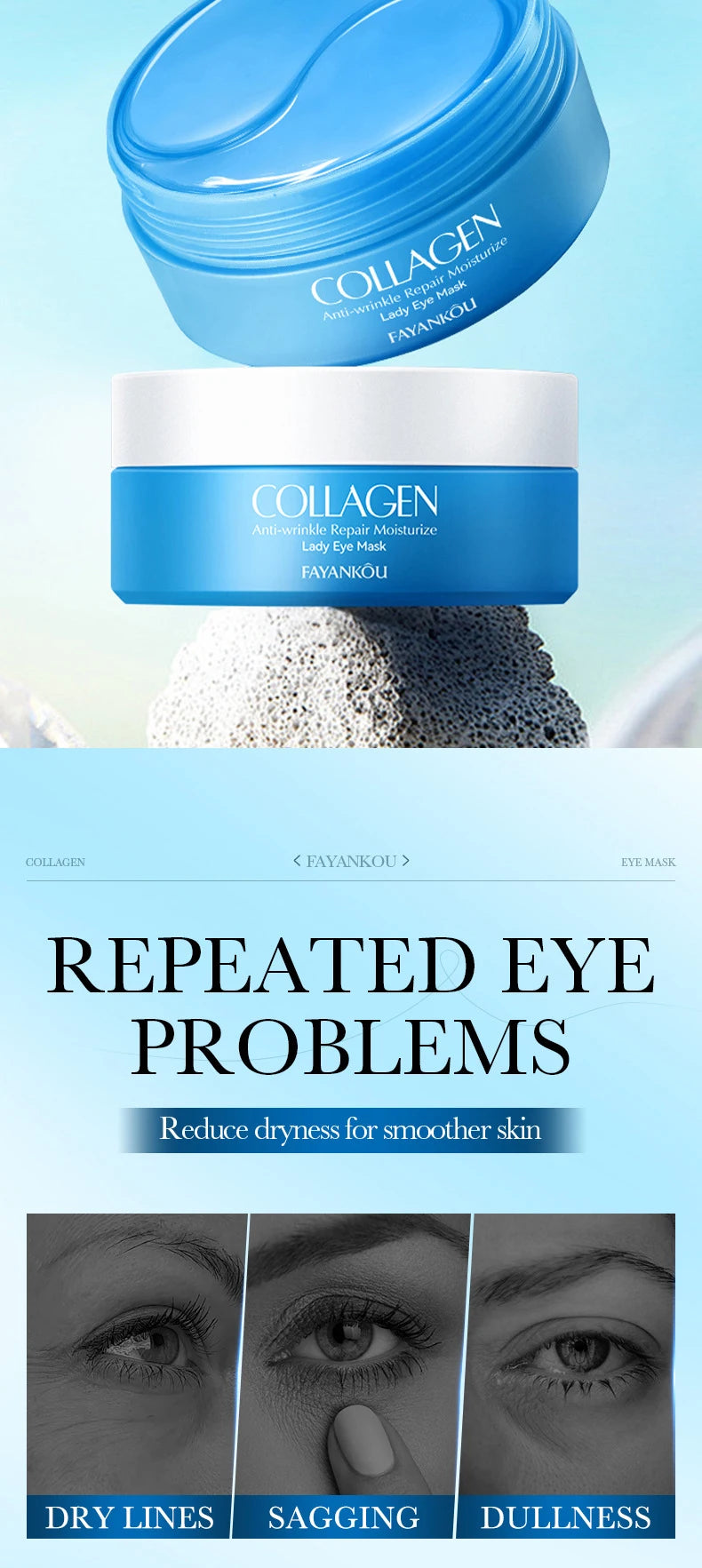 Crystal Collagen Eye Masks for Dark Circles and Puffiness - Smarsty