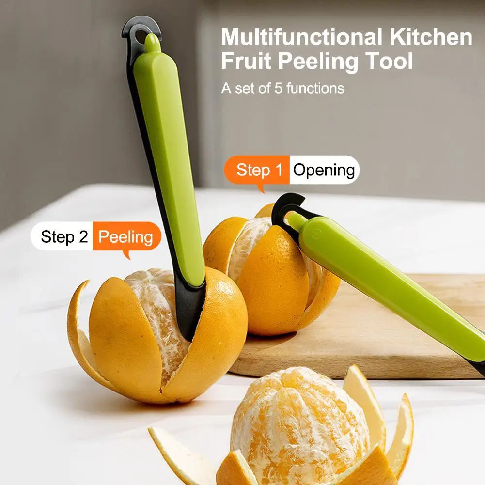 Multifunctional Kitchen Fruit Peeling Tool Lemon Oranges Tool Deseed Orange Peeler Pulp Mango Peeler Deseed Orange Knife by Smarsty