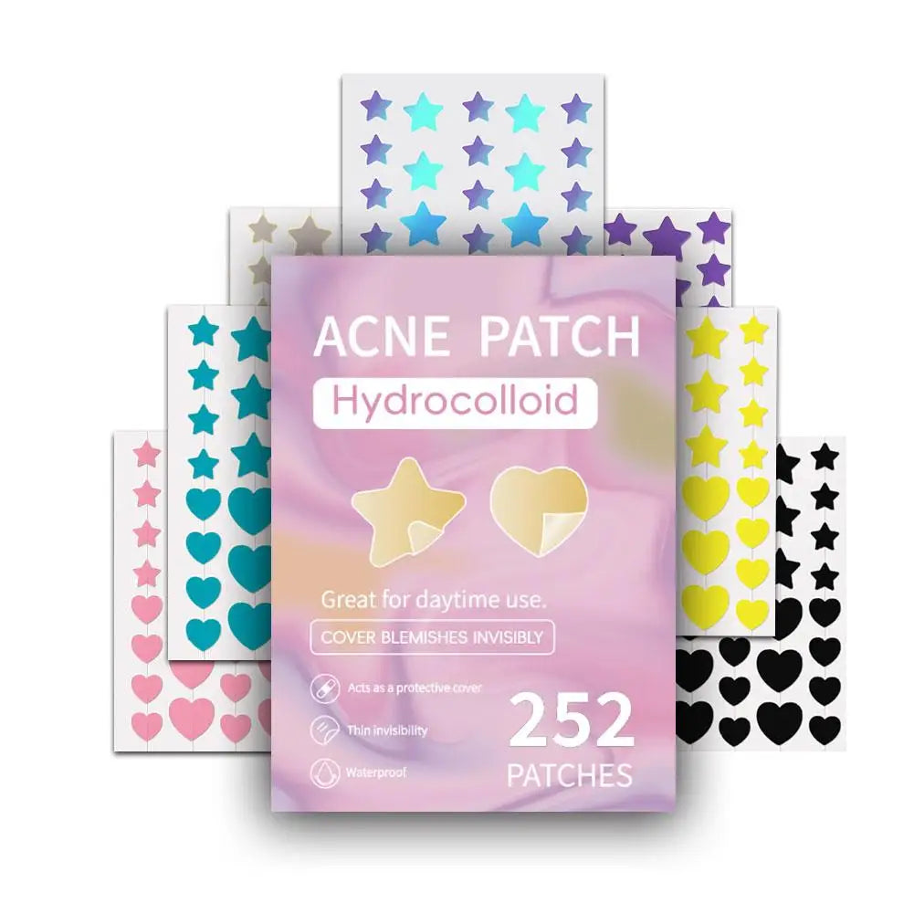 Colorful Star Acne Patches for Spot Treatment - Smarsty