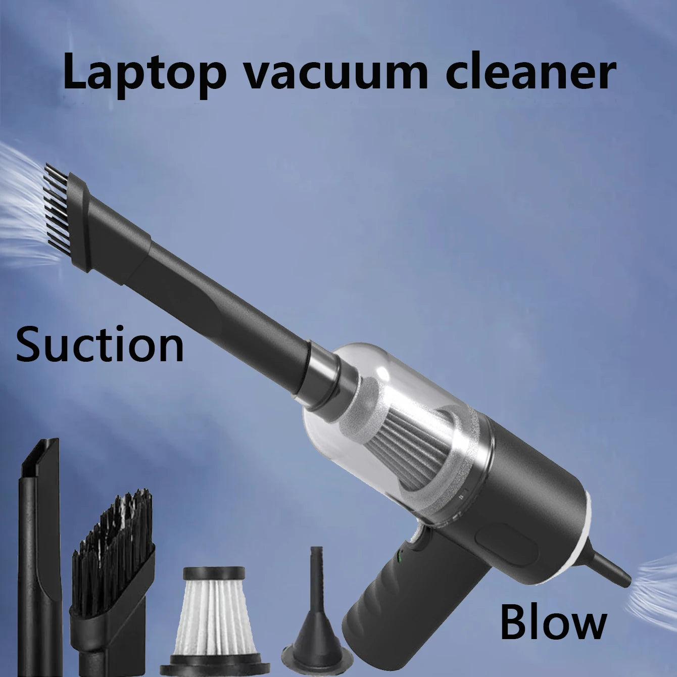 Wireless Keyboard Vacuum Cleaner With Powerful Suction