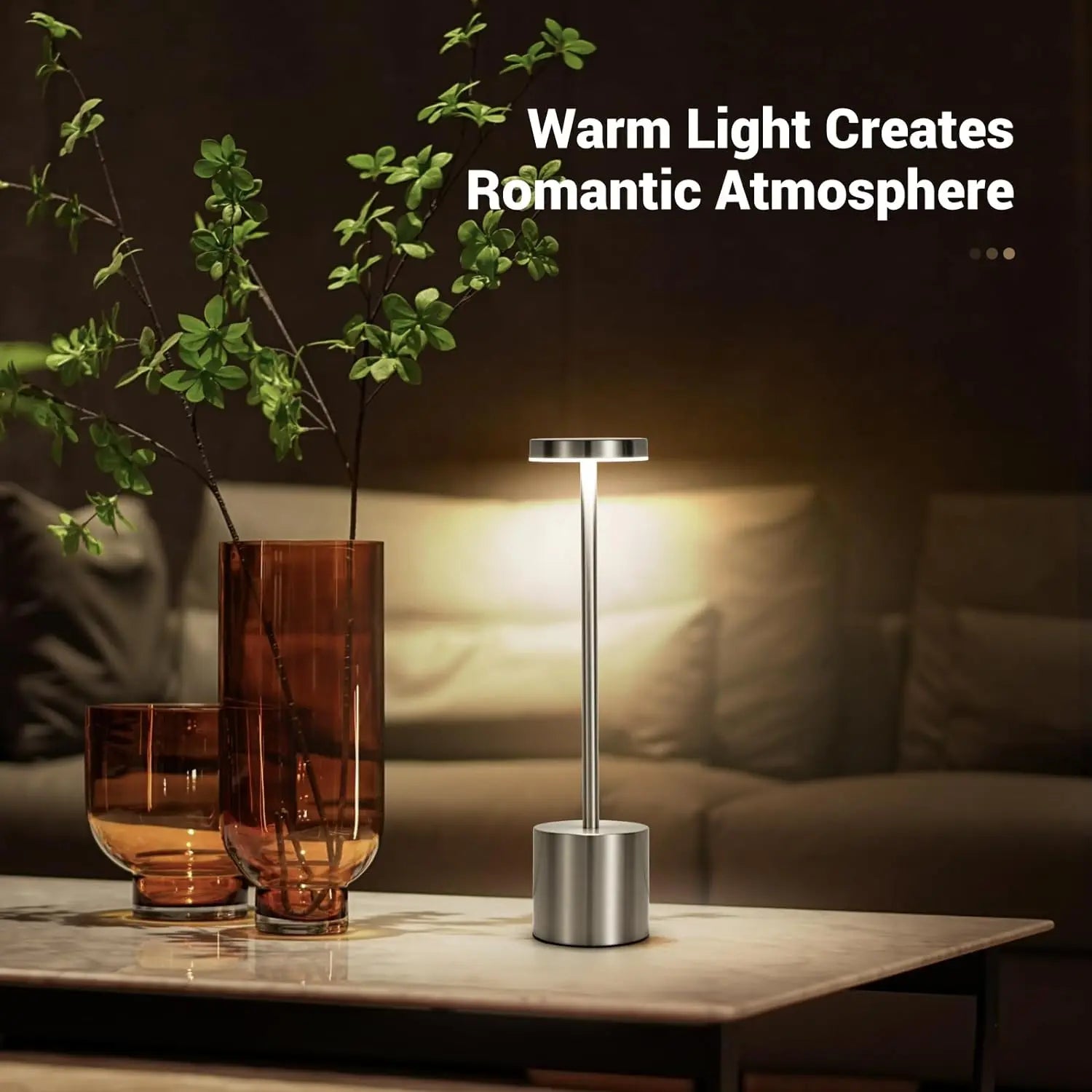 USB Rechargeable LED Night Light Touch Table Lamp - Smarsty