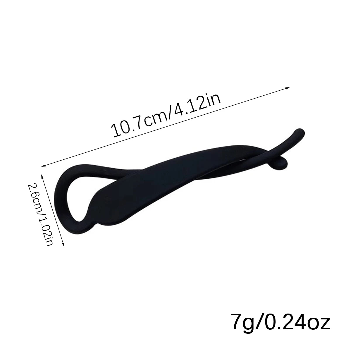 Elegant Banana Clips for Stylish Ponytails - 2 Pack - Smarsty