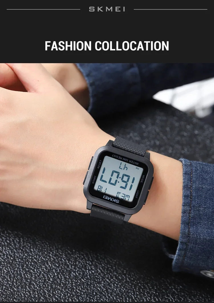 Skmei 1894 Military Waterproof Digital Watch for Men - Smarsty