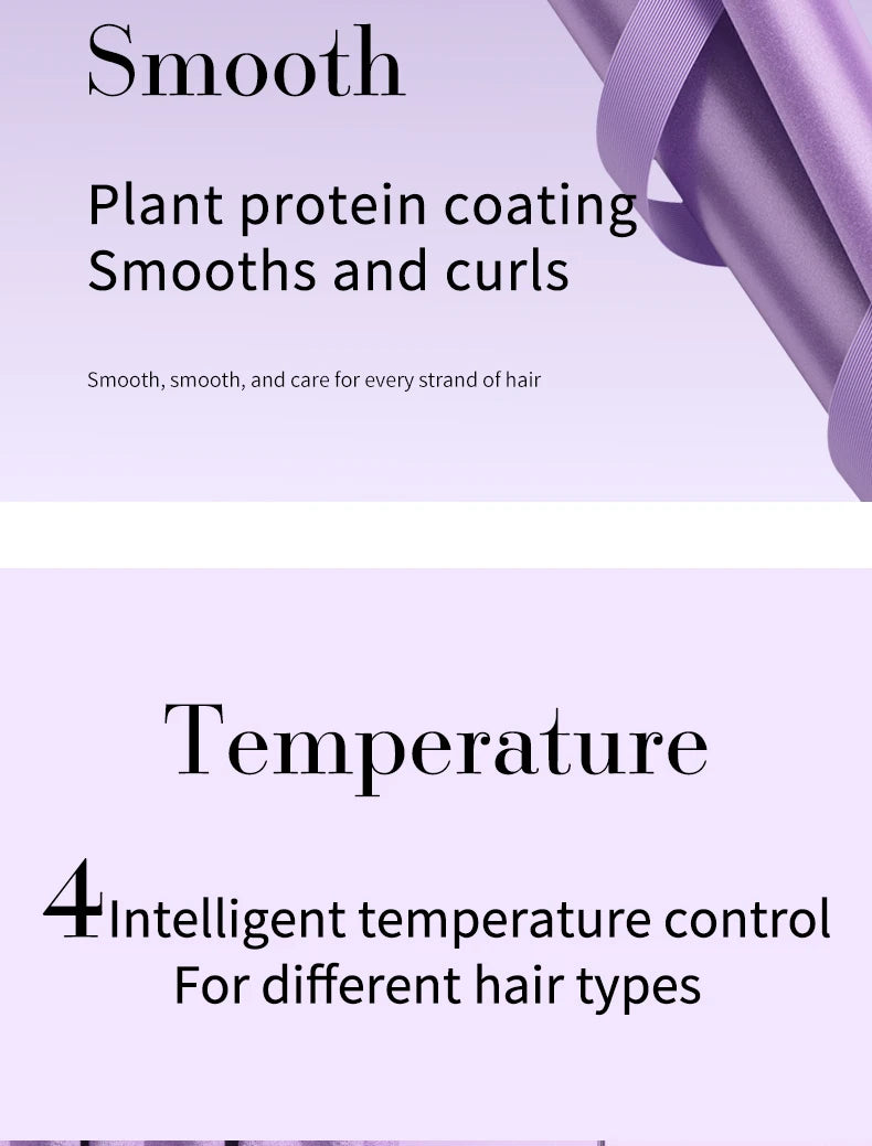 Large Volume Hair Curler with Negative Ion Technology - Smarsty