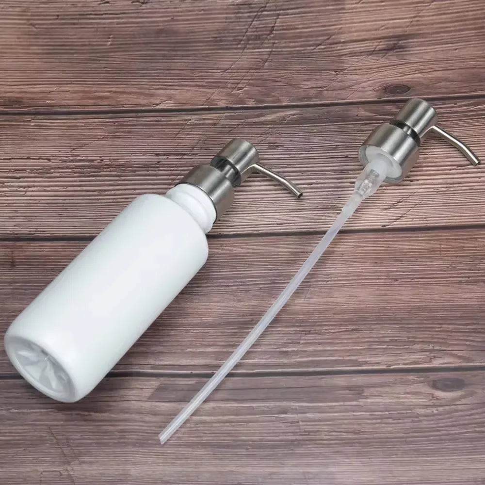 304 Stainless Steel Liquid Soap Pump Dispenser for Kitchen and Bathroom - Smarsty
