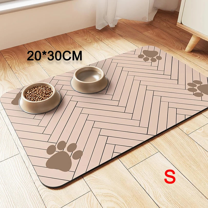Waterproof Pet Feeding Mat with Quick Dry Feature - Smarsty