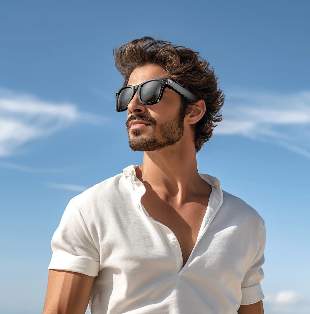 New 800W Camera AI Glasses Men Color-Changing Smart Translation Glasses Photo Video Recording Waterproof Call Smart Sunglasses - Smarsty