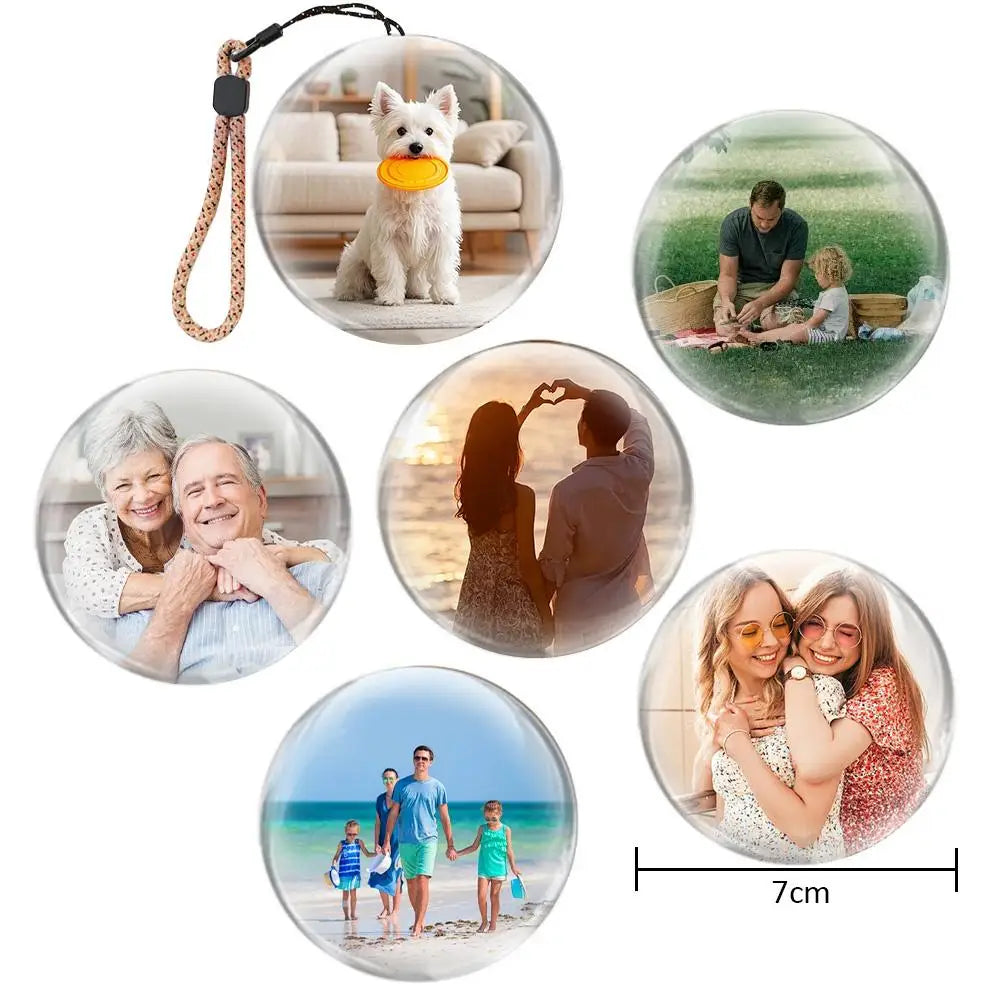 3D Video Crystal Ball DIY Memory Art Glass Ball Lamp Spherical Pixel Display 2.7inchs Screen 4GB Videos Player for Gift - Smarsty