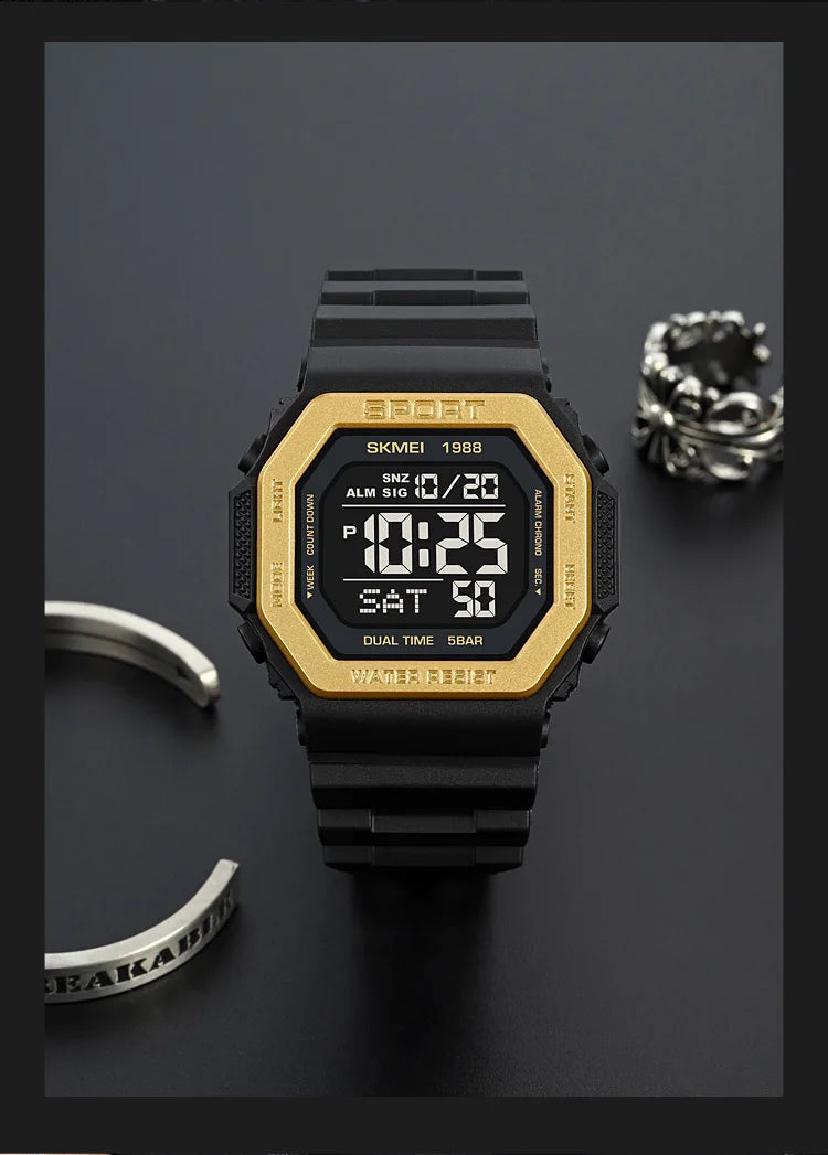 SKMEI Military Countdown Chrono Watch for Men - Smarsty