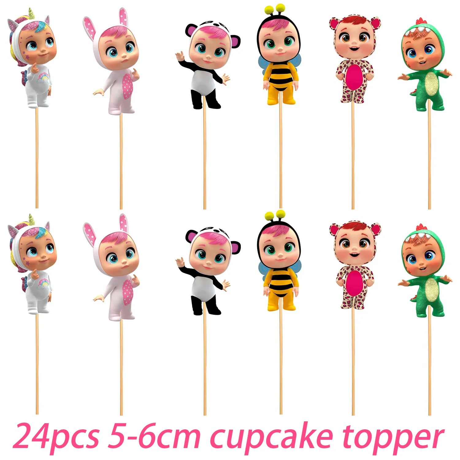 Cry Babies Birthday Party Decorations Tableware Set - Smarsty