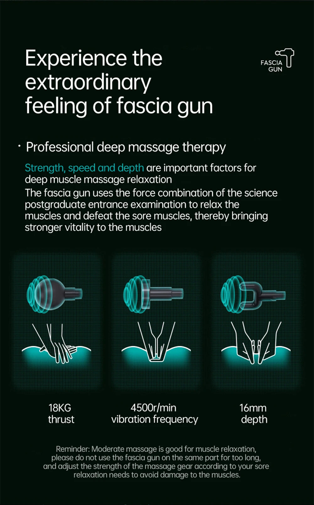 99 Speed Muscle Massage Gun for Neck and Back Relief - Smarsty