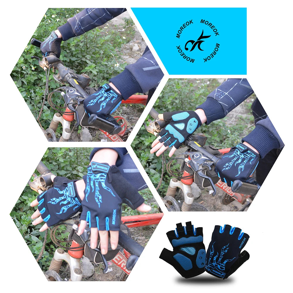 Breathable MTB Cycling Gloves with Shock Absorbing Gel Pads - Smarsty