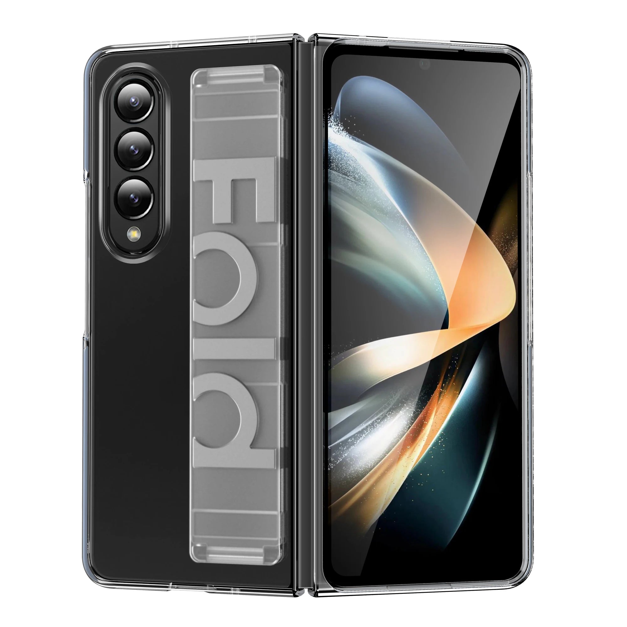 Ultra Thin Matte Galaxy Fold Case With Wrist Strap Pro - Smarsty