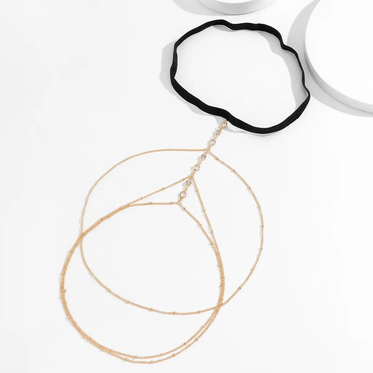 Boho Crystal Leg Chain Body Jewelry for Women - Smarsty