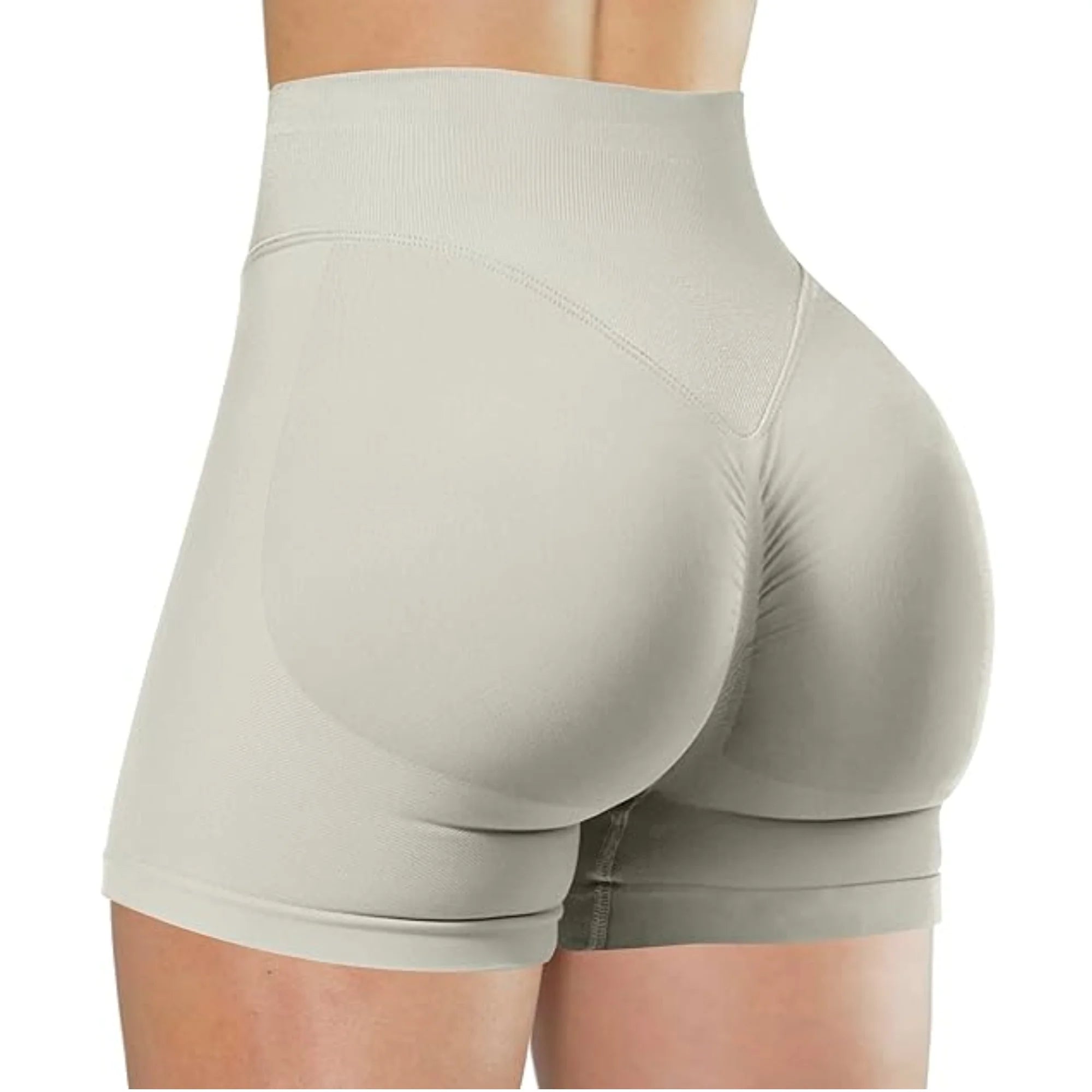 Summer High Waisted Yoga Shorts Fashionable and Sexy Running Fitness Pants Solid Color Yoga Leggings Customizable labels - Smarsty