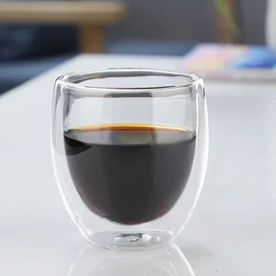 Double Wall Insulated Glass Mugs for Coffee and Tea - Smarsty