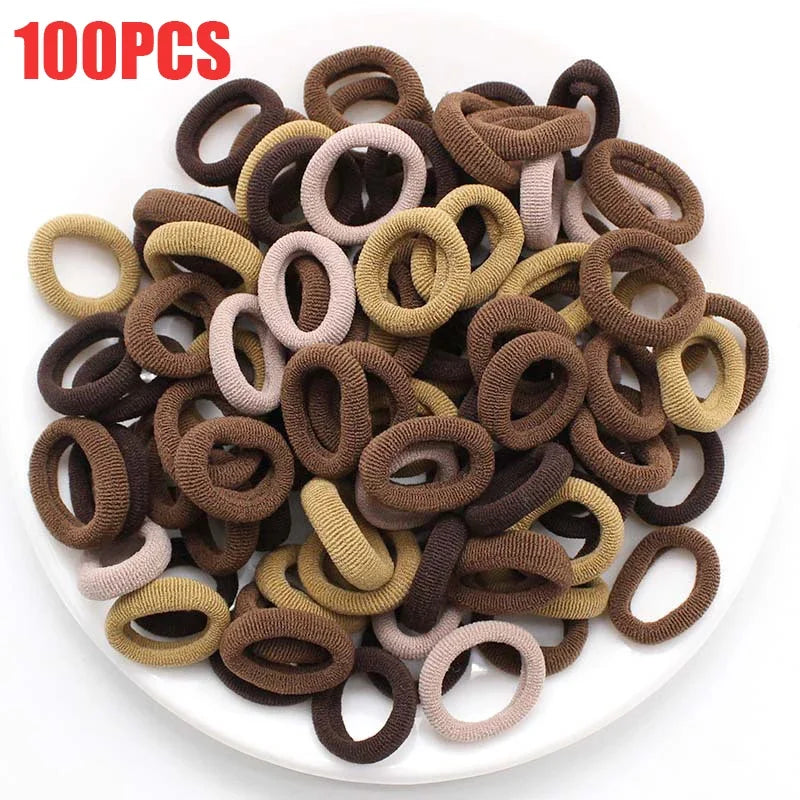 Girls Colorful Elastic Hair Bands Non Slip Soft Ties - Smarsty