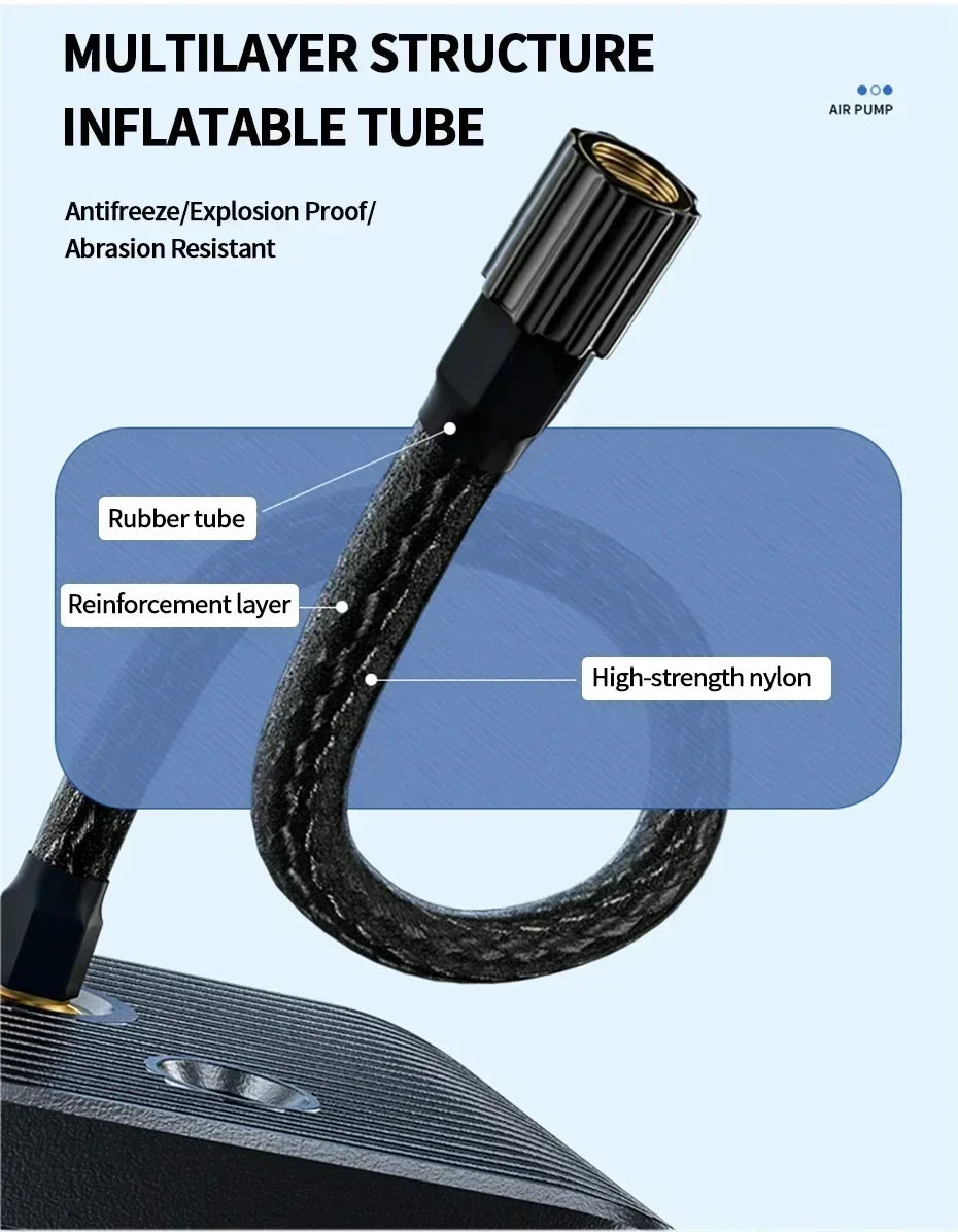 Wireless Portable Tire Inflator Pump 12V 150 PSI 12000mAh - Smarsty