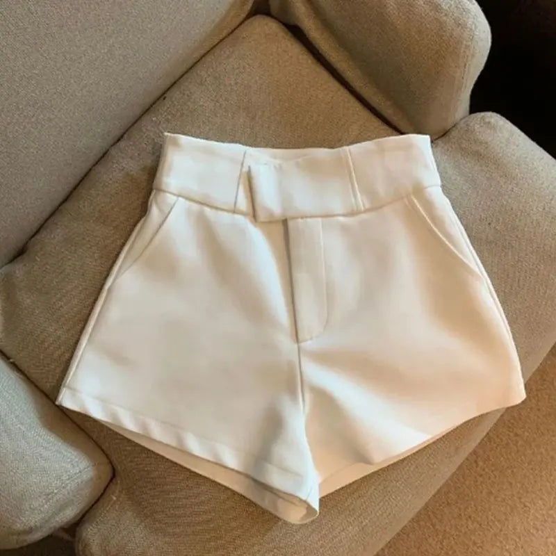 Women Shorts T2 Black Shorts Women Harajuku Elegance High Waisted Shorts A Line Slim Casual Hot Girl Straight Pants Sexy - Smarsty