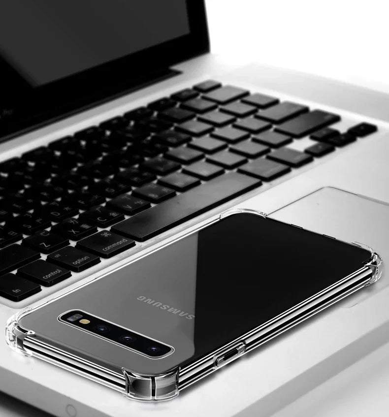 Transparent Silicone Case For Galaxy Phones Soft Shockproof - Smarsty