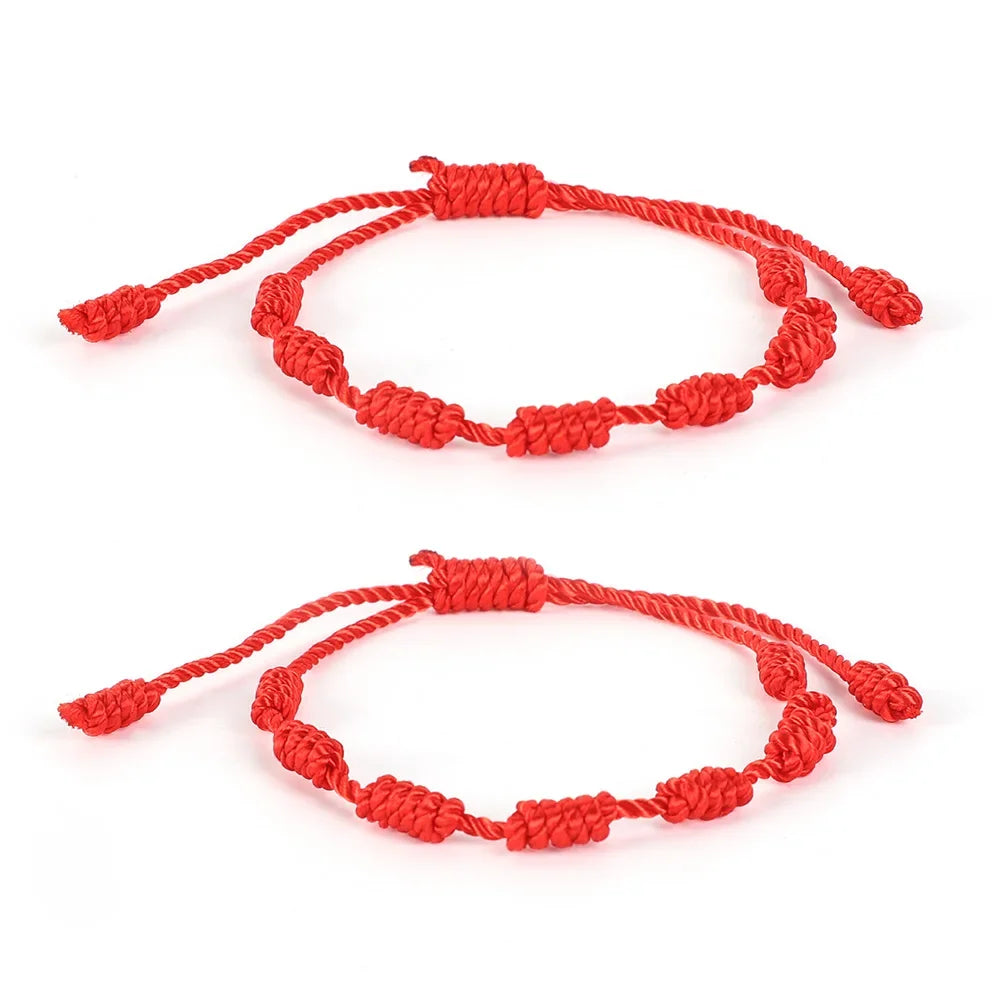 Lucky Red Rope Evil Eye Bracelet for Protection - Smarsty