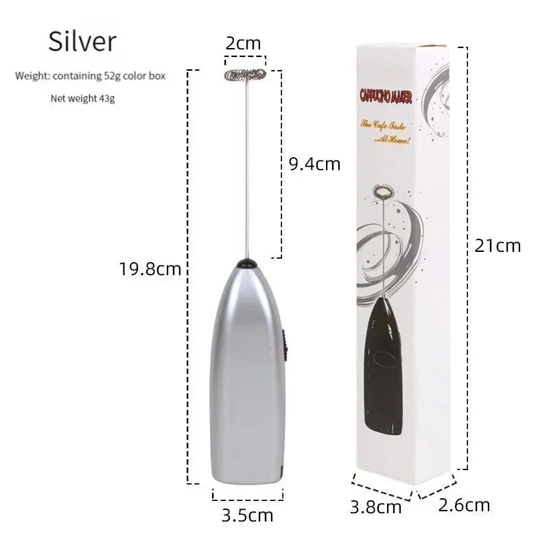 Mini Electric Whisk Household Handheld Mixer Milk Beater BakingTools Kitchen Supplies Cream Whipping Whip The Eggs With Cream by Smarsty