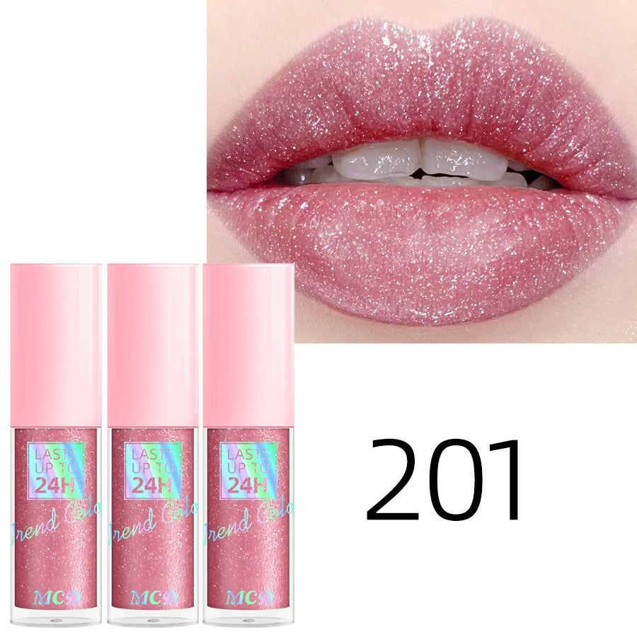 18 Colors Long Lasting Waterproof Lip Gloss Moisturizer - Smarsty