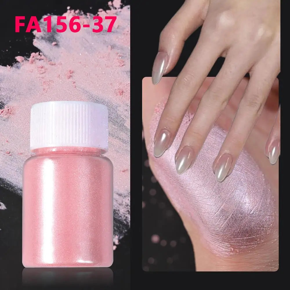 Pearlescent Nail Art Glitter Powder for Stunning Manicures - Smarsty