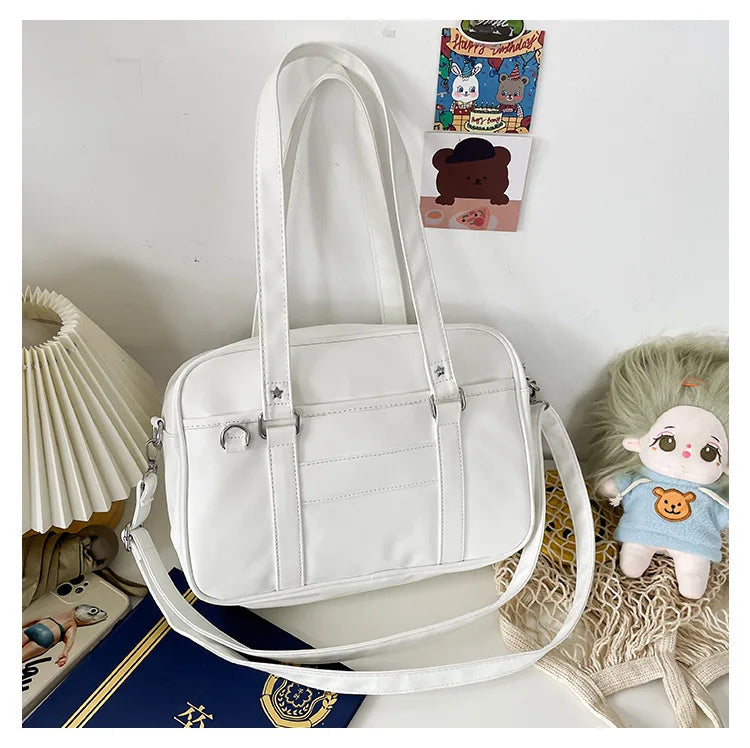Japanese Style JK Bag Women PU Leather Crossbody Bag - Smarsty