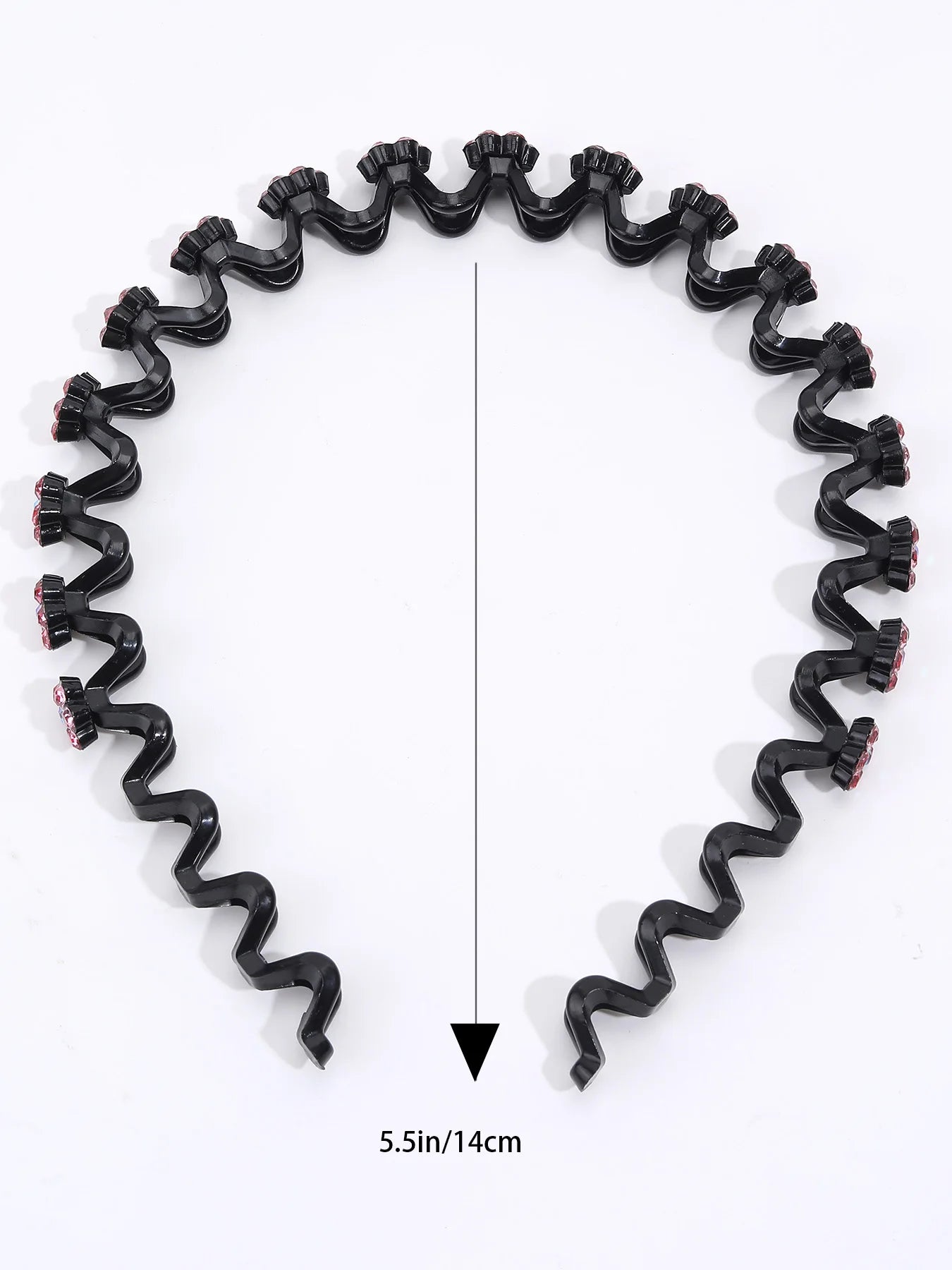 Non Slip Rhinestone Headbands With Secure Wave Grip - Smarsty