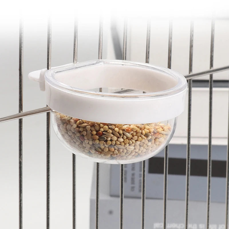 Detachable Plastic Bird Feeding Bowl with Convenient Hanging Design - Smarsty